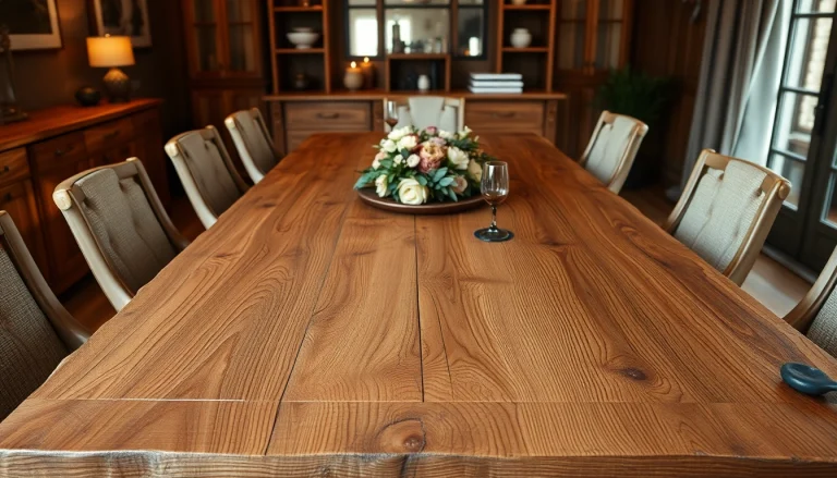 Admire the beauty of the Esstisch Eiche with detailed craftsmanship and a warm finish, perfect for family gatherings.