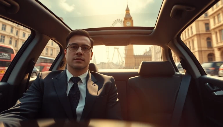 Experience luxury and comfort with london chauffeur service in a sleek, black sedan.