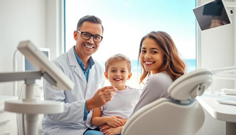 An expert orthodontist Myrtle Beach consulting with a young patient in a welcoming dental office setting.
